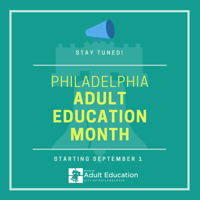 Can you believe September is next week?! At least that means #PHLAdultEduMonth is almost here 🙌 we know we can't wait! Stay tuned as we announce 25+ FREE events for adult learners 📚 job-seekers 💼 and educators🍎!