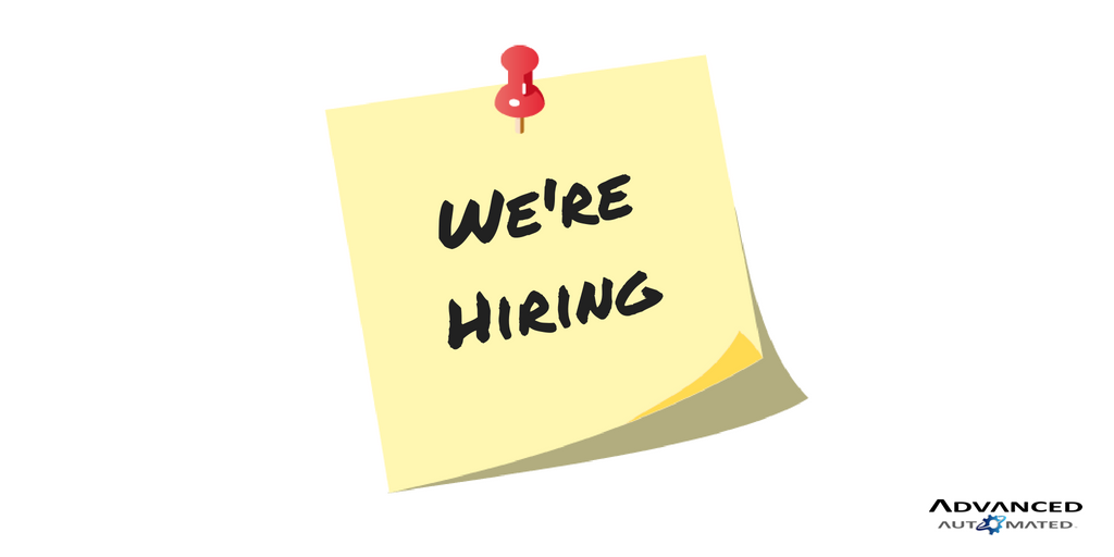 AdvAutomated's tweet photo. Advanced Automated is #hiring! To apply, visit our website at https://t.co/EBrTdJMOAS #SoCalJobs https://t.co/JeH59tdlNf