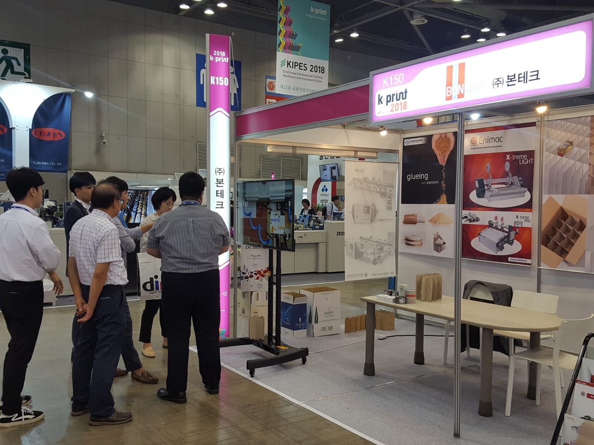 Solemasrl's tweet photo. Solema represented at K-Print 2018 (in Kintex International Exhibition Centre) from our Korean agent Bontech > from 29th Aug. to 01st Sept. 2018  - Booth nr. K150

#solema #solemaboards #solemagraphic #kprint2018 #bontech

https://t.co/xck7Nud1ld https://t.co/kFlVcvWSF8