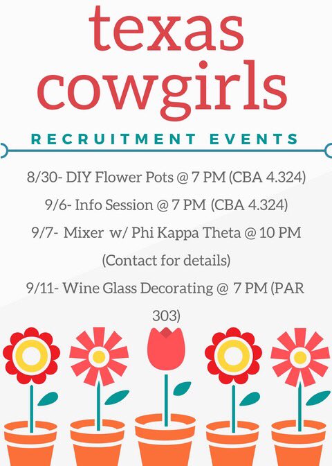 Happy first day of school y’all!! We hope your day is amazing and a quick reminder that our first info session/ recruitment event is TOMORROW in CBA 4.324! Be there of be square 😉 we can’t wait to see all of your lovely faces! #UT #UT19 #UT20 #UT21 #UT22 #spiritgroup #sisterhood