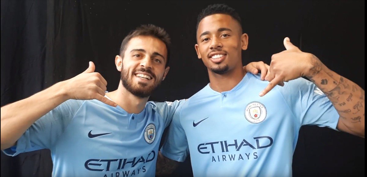 ⚽ + 🇧🇷 + 🇵🇹 + 🤙 = 😍

#السيتي 💙