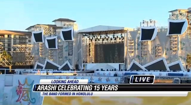 According to concert promoter Tom Moffatt “Of all the concerts I’ve done, I think this is the biggest. To build a stage like this from scratch, the number of high definition screens, nobody has ever done that before.”  #Arashi5x15