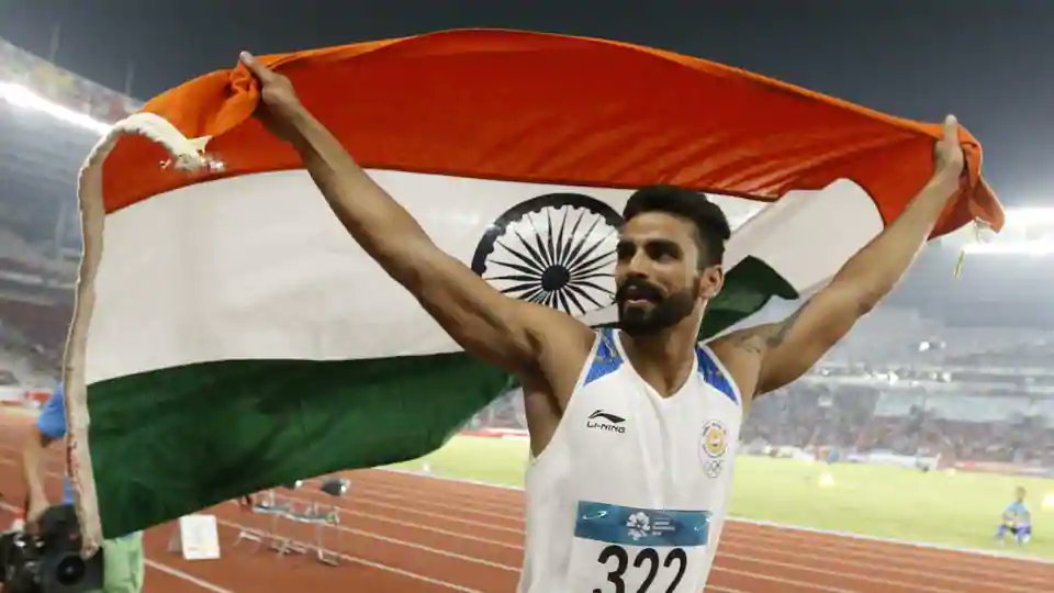 I am so proud to be able to represent my country 🇮🇳 and bring gold medal in triplejump after 48years in the #asiangames.Thanku all for the unconditional support  to this point and beyond ✌i will try my level best to bring more medals for my country #teamindia #asiangames2018