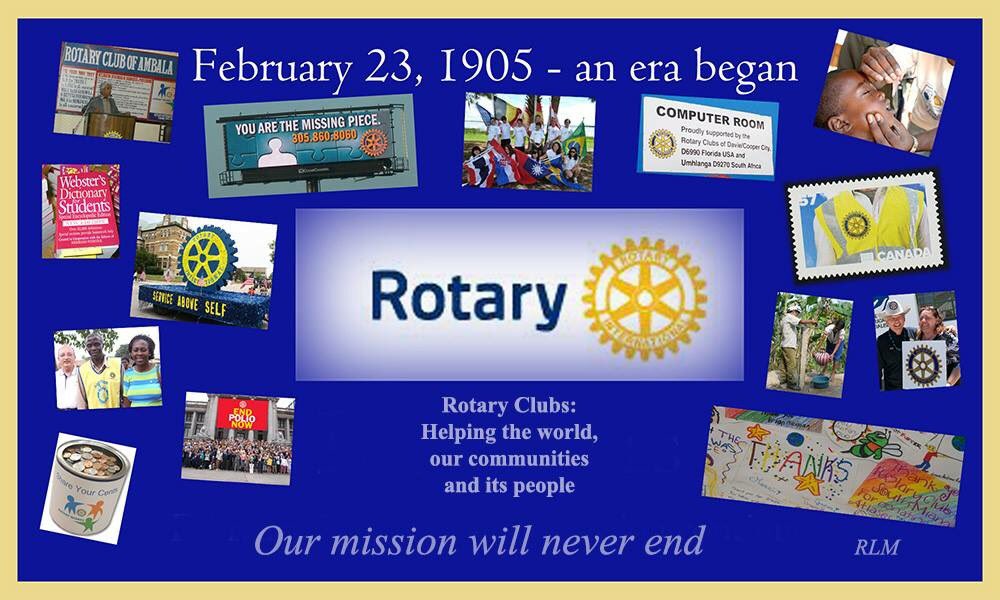 RMBFellowship's tweet photo. #RotaryInternationalDay February 23rd 2019! “Thank You” to all #Rotarians Challenge a company/businesses to make a $100.00 or $1000.00 donation to Rotary Foundation! #BetheInspiration PLEASE SHARE!!! https://t.co/cPViiRfPVQ