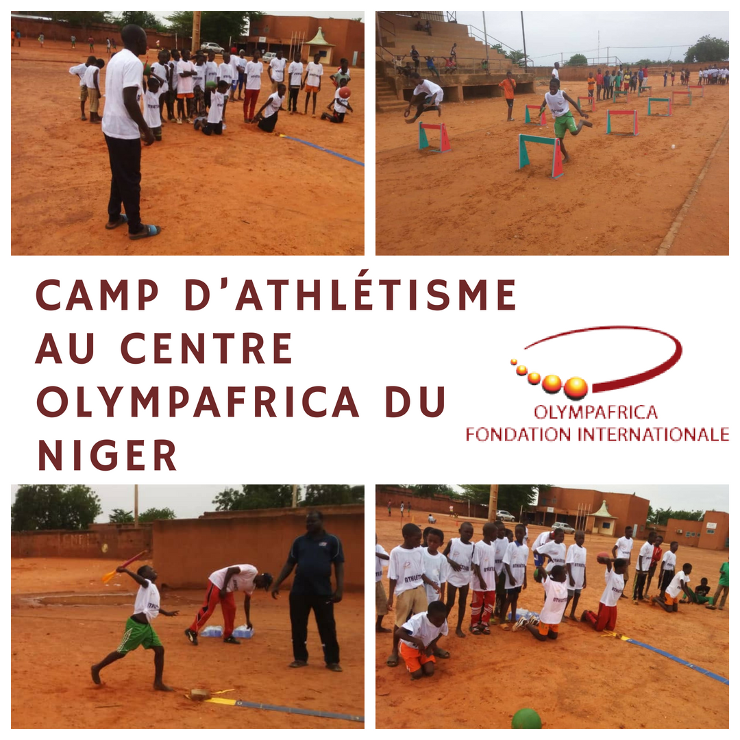 1ére journée du camp d'athlétisme , 5 ateliers étaient placés. Course de haie couplet de slalom et vitesse, saut en longueur , lancer de vortex et de médecin ball 
ow.ly/U3mo50ik4Eh
#sport #olympafrica #africa #help #education #support