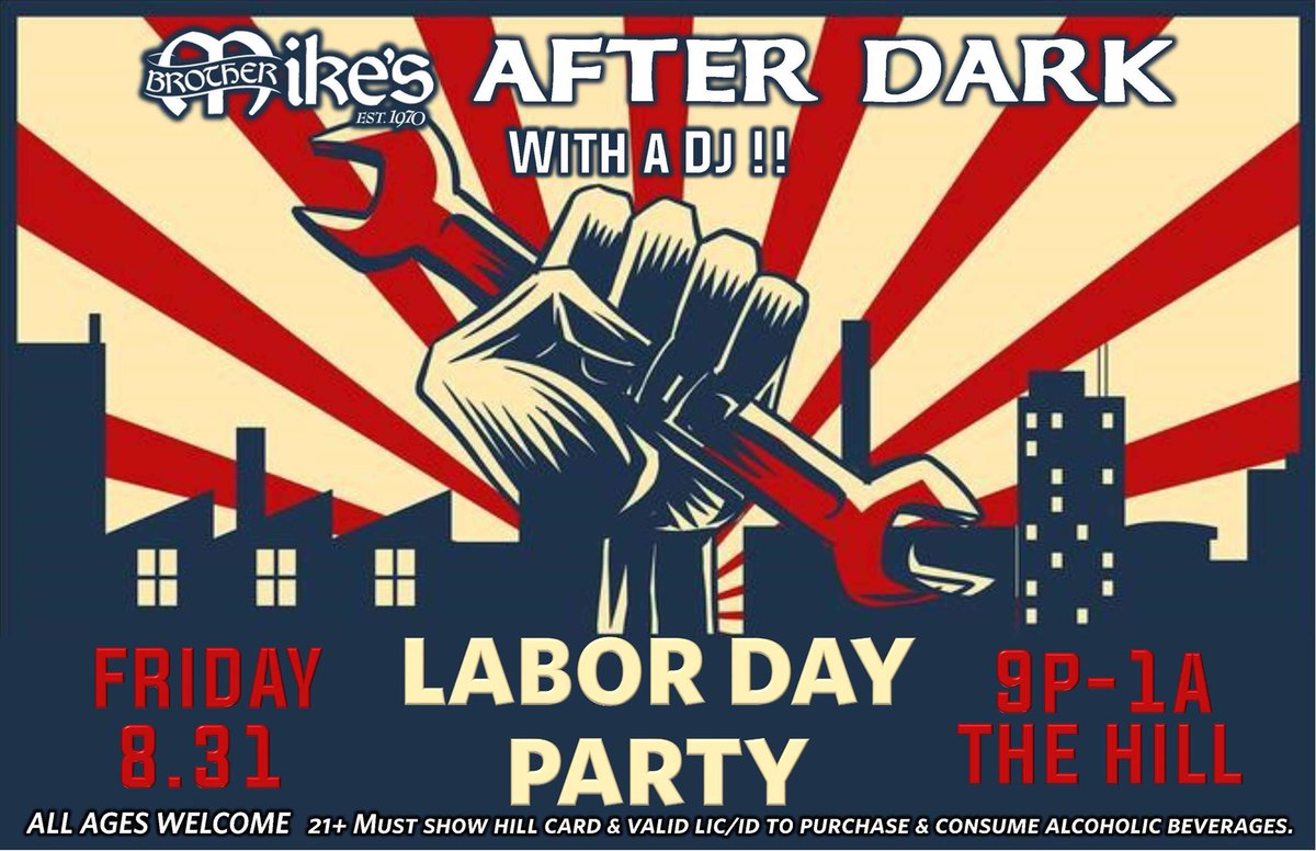 Brother_Mikes's tweet photo. Come down to Bro Mike’s this Thursday and Friday for great music, a DJ, drink specials and more...

#DollarBeerSpecials
#3DollarDrinkSpecials
#NoOwensNoProblem

🍺🍻🥂🥃🍸🍹🍾 https://t.co/0XVMM9FMTs