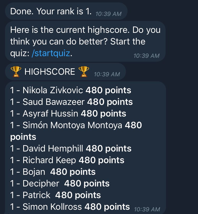 SimonMontoyaP3's tweet image. #laravelQuiz 🥇🤖😜👏🏼