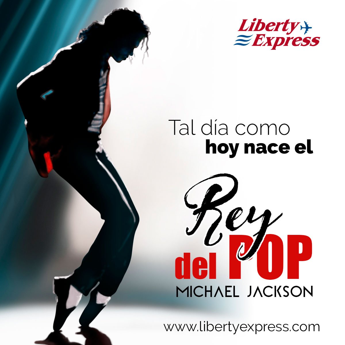 LibertyExpUSA's tweet photo. Hoy 29 de agosto de 1958, nació el rey del pop Michael Jackson en Los Ángeles California. Fue un cantante, compositor, productor discográfico, bailarín, actor y filántropo estadounidense. 

#29DeAgosto #ReyDelPop #MichaelJackson #USA #LibertyExpress https://t.co/cqBqZQd6v1