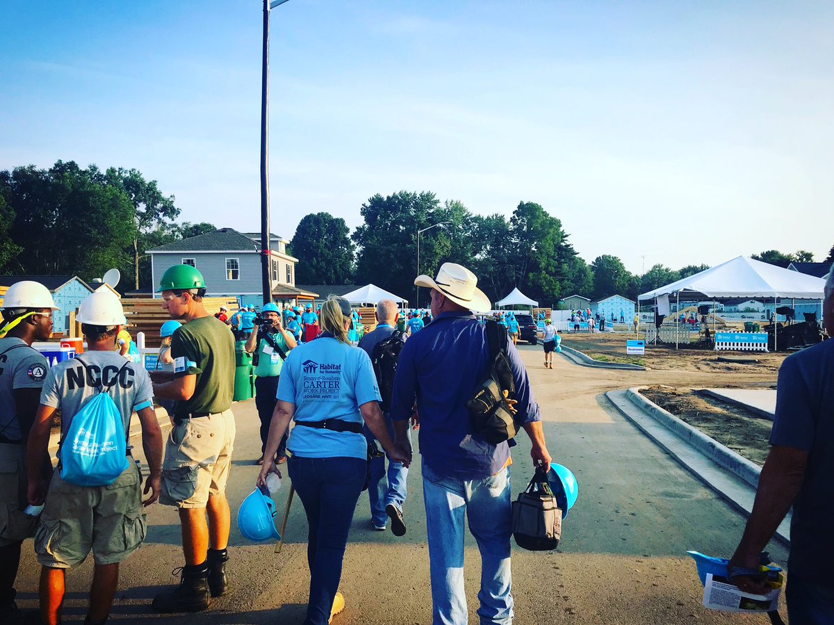 One of the greatest motivators is people working together to help other people. Every year it is an honor and a privilege to work with everyone <a href="/Habitat_Org/">Habitat for Humanity</a> on The Carter Work Project. When we all work together, amazing things happen. I am inspired xo
