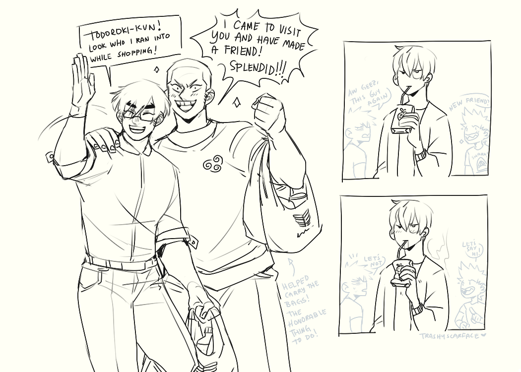 ✨Here they are, the loud but gentle giants!!!✨ InaIida? Yes! InaTodoIida? Hell yeah! (Todo wants in on that!) ???