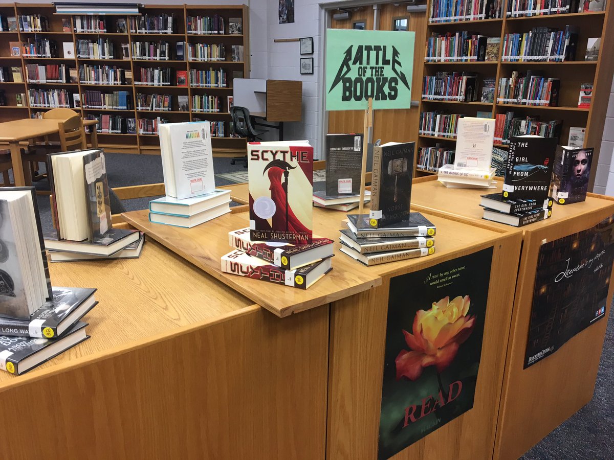 DHSBattle's tweet photo. Check out your 18-19 Battle Books at the @Dominionlibrary ! https://t.co/bC4ANeGNOh