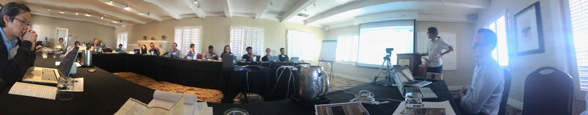 ⁦<a href="/GijsMulders/">Gijs Mulders</a>⁩ leading a collaborative session on key questions on habitable planet formation at the ⁦<a href="/EOSNExSS/">EOS-NExSS Team</a>⁩ all hands meeting.