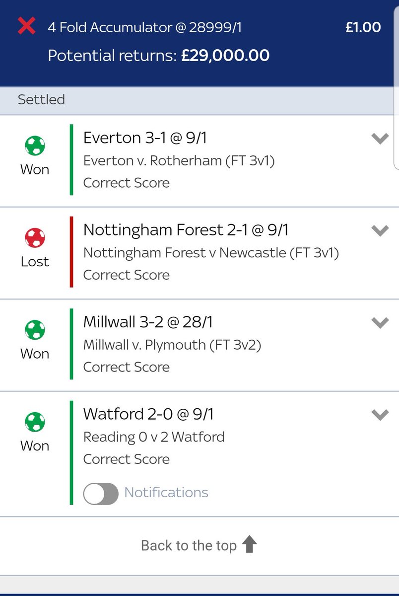 BigT_14's tweet photo. Feel sick @skybet got lucky https://t.co/yuCxVGRG6M