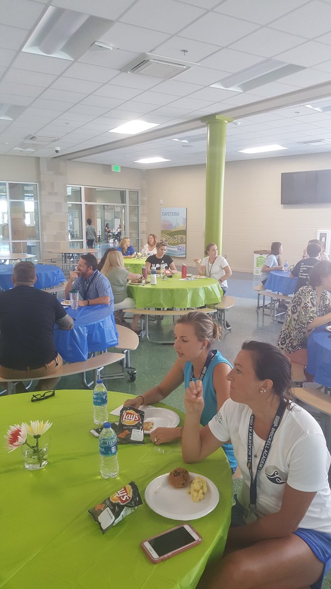 Mentoring luncheon at ODS today. #supportingoneanother #onefamily We are going to have a fantastic year.