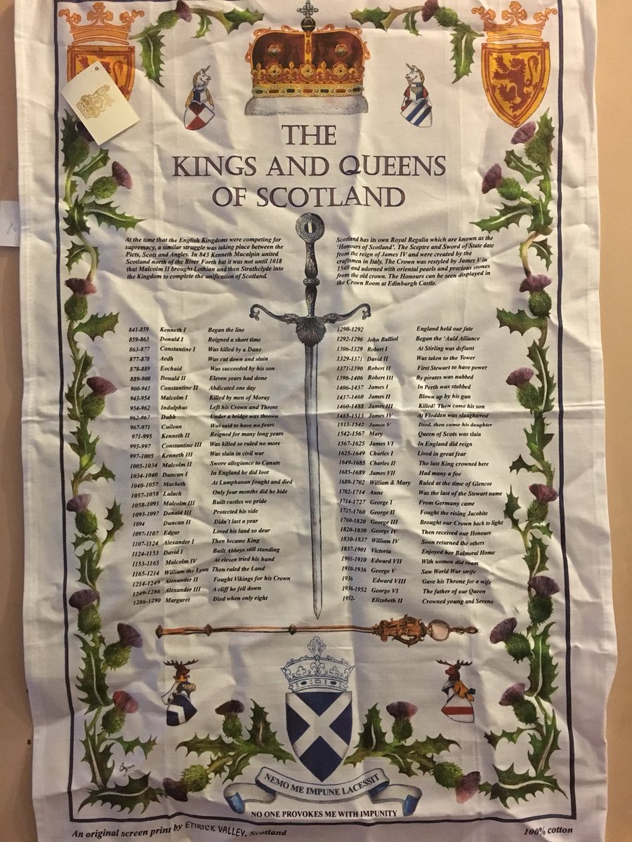 Nerd-y souvenirs #scotland #kingsandqueens #nemomeimpunelacessit