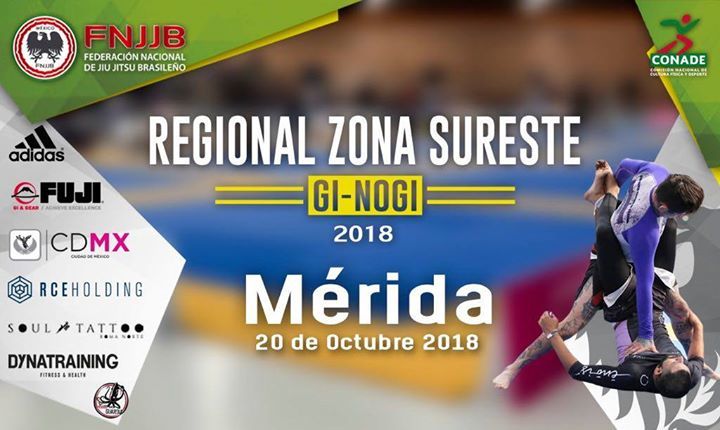 ¡Abrimos inscripciones!

Los invitamos al Torneo Regional Sureste en sus modalidades Gi y Nogi a realizarse el día 20 de Octubre a las 9:00 hrs.

Inscríbete ya en:
bit.ly/regionalsurest…
bit.ly/regionalsurest…

Sede: 
Multigimnasio 2 de la Unidad Deportiva Kukulkán
Calle 28 …