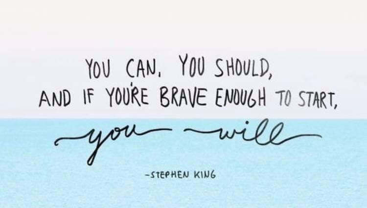 #BeBRAVE , you will! #WednesdayWisdom #YouCan #livelaughlove #inspiring #JoyTrain #FreedomToBreathe #beyourself @consciouslyawe 😎
