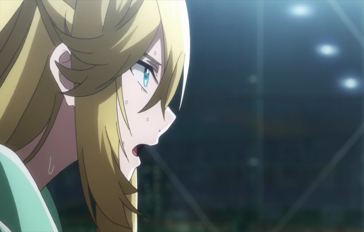 コバヤシ Pa Twitter 綾乃はやはり 汗をかかない 競技に真剣に向かい合う熱い汗も 自分を脅かされて出る冷や汗も 対峙する人間 人間となったコニーは 汗だくでもがく それは敗者の特権だ 負けることを許されたものだけが 人間であり続ける C 18 濱田浩輔