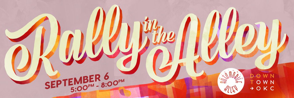We're going to Rally in the Alley to benefit some incredible local nonprofits on Thursday, Sept. 6 from 5 p.m. to 8 p.m. Participating Automobile Alley retailers will donate 20% of their sales during the event to selected charities. #shopforacause automobilealley.org/events
