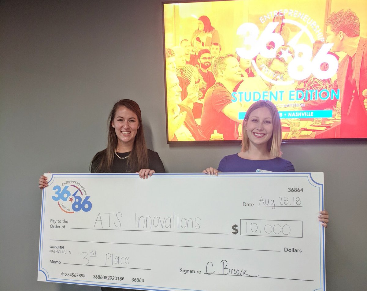 MetaflexG's tweet photo. We are excited to have won $10,000 in the 36|86 student pitch competition put on by @LaunchTN! 
BIG thank you to our mentors @BizFoundry @deroyal for all their help! 
We’re on our way to bringing the MetaFlex Therapy Glove to the people who need it! #launchtn #Entrepreneur https://t.co/l5w2xlhiun