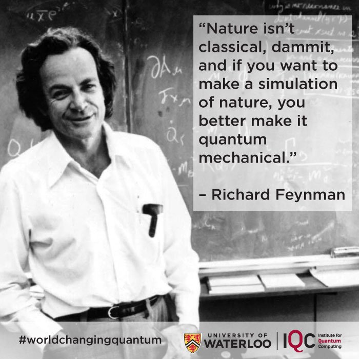 QuantumIQC's tweet photo. Feynman was a #quantum visionary. Learn more at #quantumTO, @OntScienceCtr about #worldchangingquantum: https://t.co/Pv4BgAbnE1 https://t.co/EqZJO1zPv3