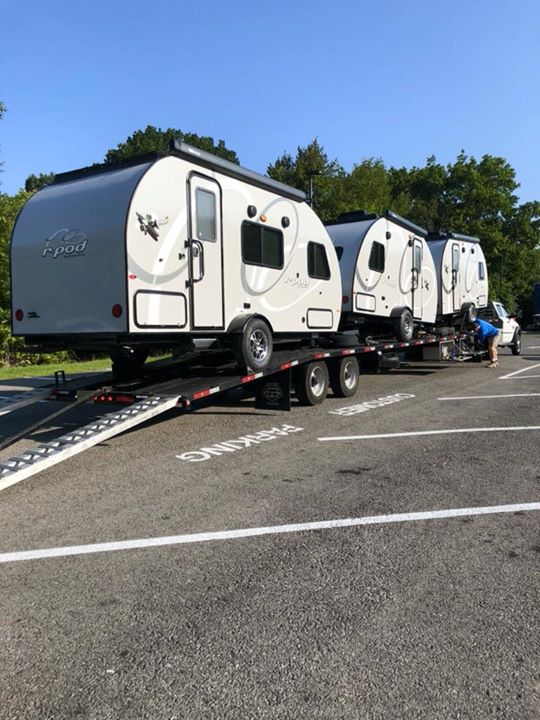 ButlerRVCenter's tweet image. Three litte R-Pods delivered in a row
Trailers so lite almost any vehicle can tow
Stop in and to you we will show
Trade, finance, purchase and a camping you will go