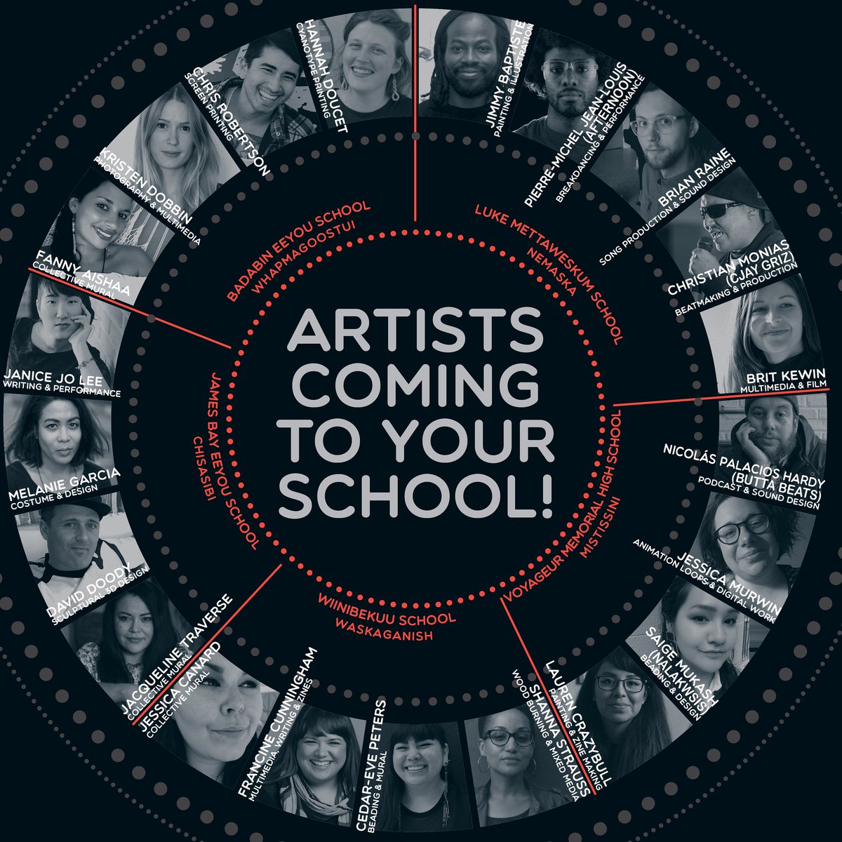 Students apply this week! <a href="/CreeSchoolBoard/">Cree School Board</a> students will be working alongside professional artists across a wide range of disciplines. Looking forward to many student applications. #cree #creeducation #creeart #arteducation #art #artprogram