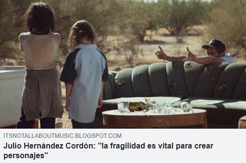 alguienista's tweet photo. #ItsNotAllAboutMusic: Julio Hernández Cordón: "la fragilidad es vital para crear personajes" Entrevista + Playlist - https://t.co/02vKyUAYwg https://t.co/3uP6DJXnF5