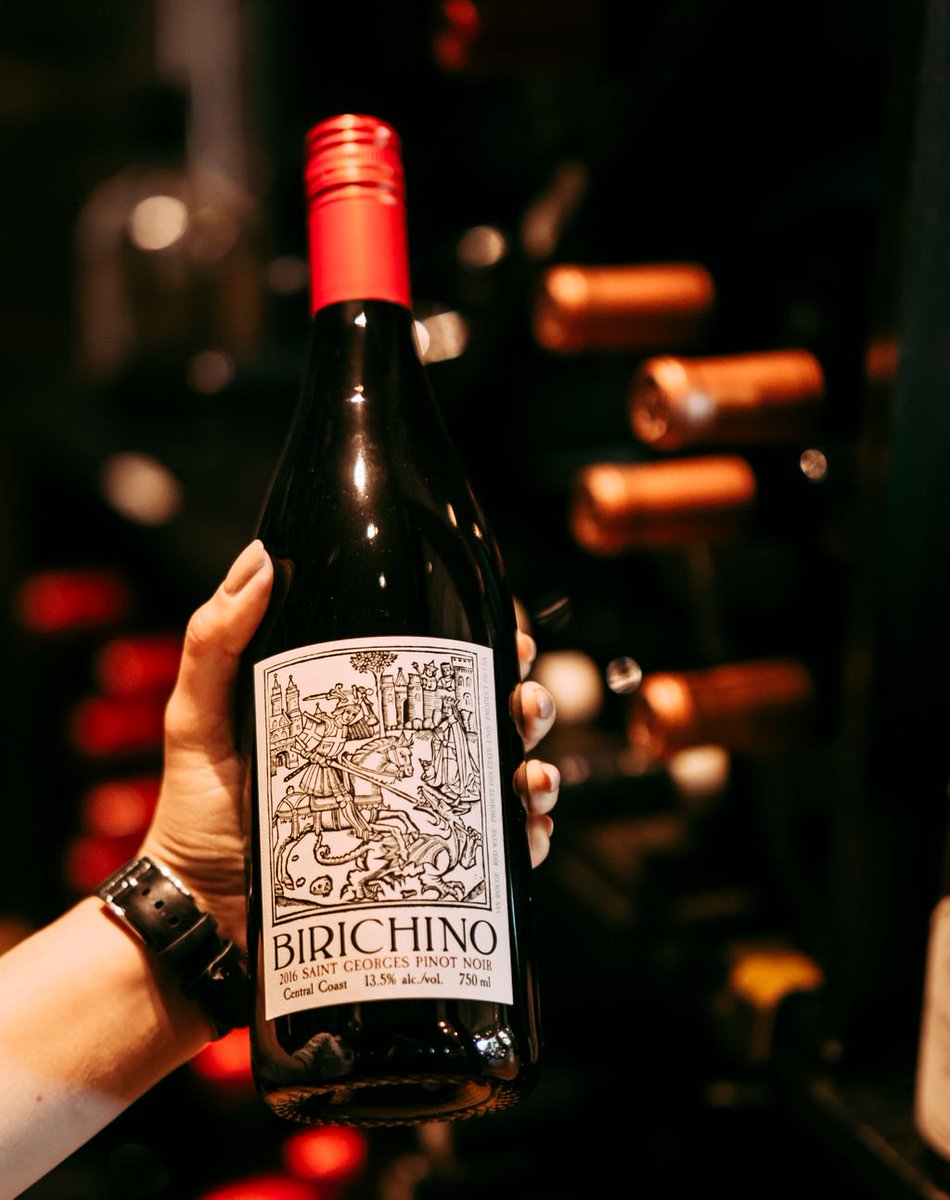 N E W  B T G | Birichino Saint Georges Pinot Noir ’16 – Central Coast, California | This Pinot Noir is very light in the glass, with juicy pomegranate, bright red cherry, tangy cranberry, and red raspberry fruit - earthy forest floor and dried sage as well. Join us for a glass!