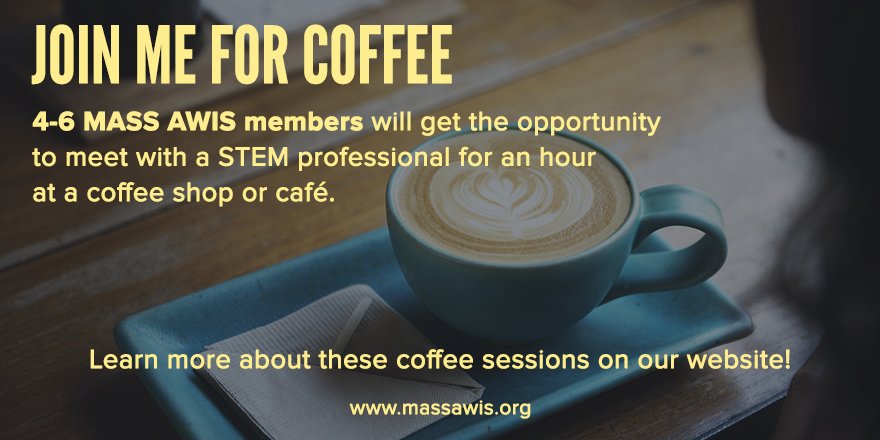 MASSAWIS's tweet photo. Apply now for the next Join Me for Coffee members-only event! The application to meet with Joanne Kamens is due Sept 5th: https://t.co/puFyqaBjR8 https://t.co/51vBgDnbPU