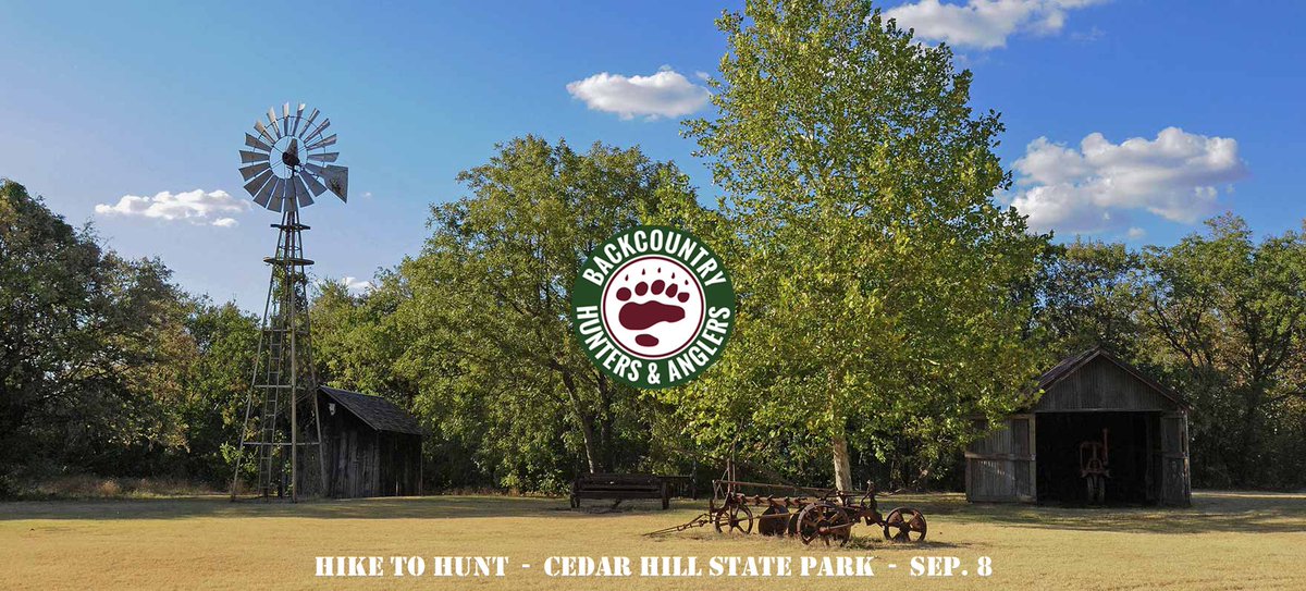#HikeToHunt DFW! Next Saturday, September 8th, Texas BHA members (and friends are always welcomed) will be meeting at 6AM sharp for a walk in the woods. Mark those calendars folks.