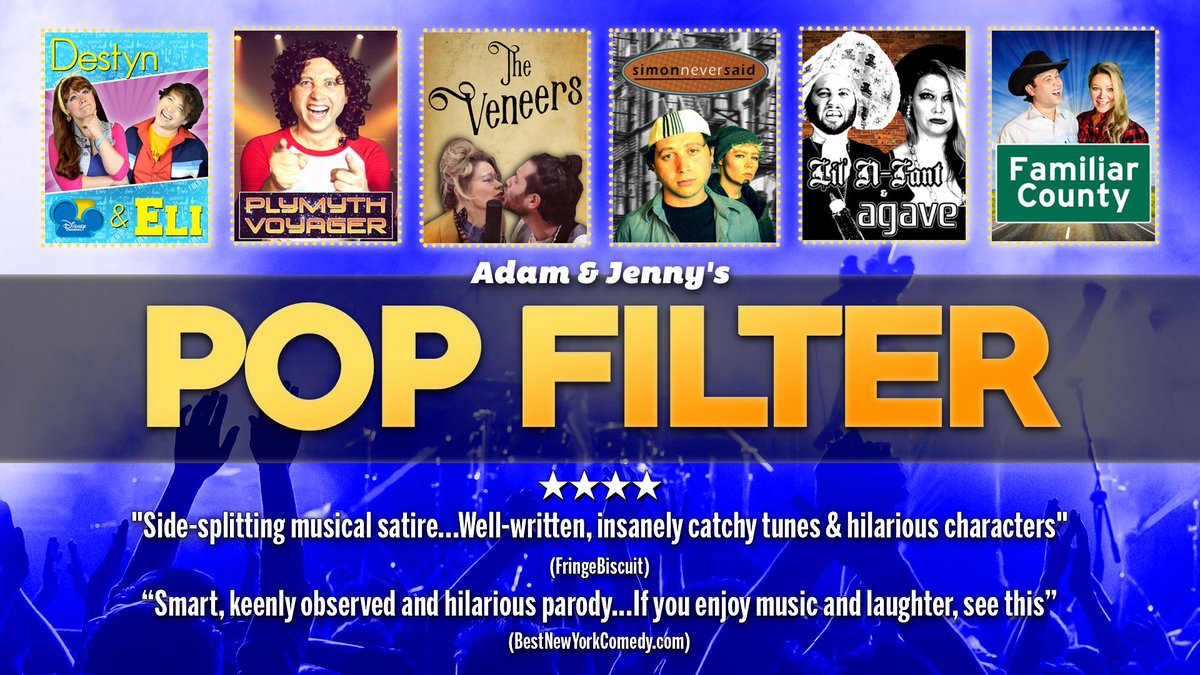 thepitnyc's tweet image. .@PopFilterMusic rocks the stage tonight with classics from their greatest hits and new jams that promise to blow your freakin' mind! The mini-fest of the year is in the Striker at 8:00!

TIX: bit.ly/2vRa58q