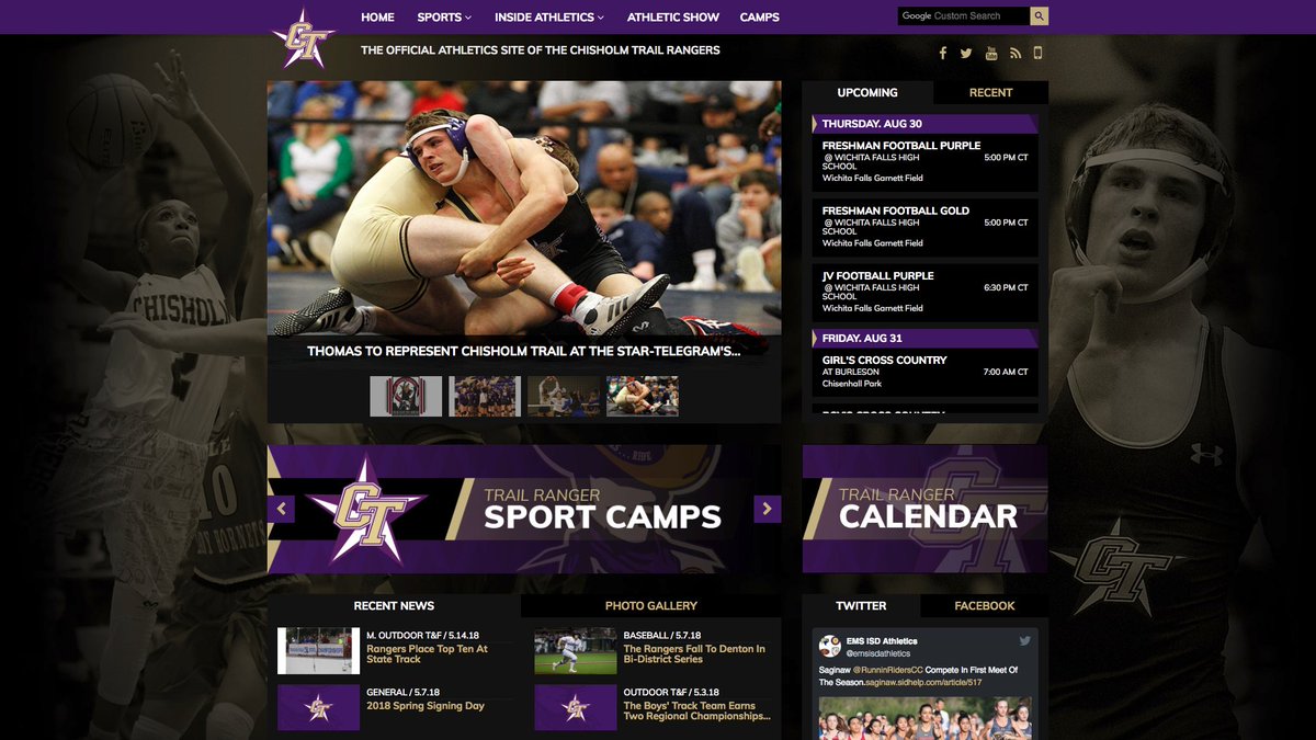 SIDHelp's tweet image. Chisholm Trail High School Athletics has launched their newly redesigned website. Check it out today! chisholmtrail.sidhelp.com