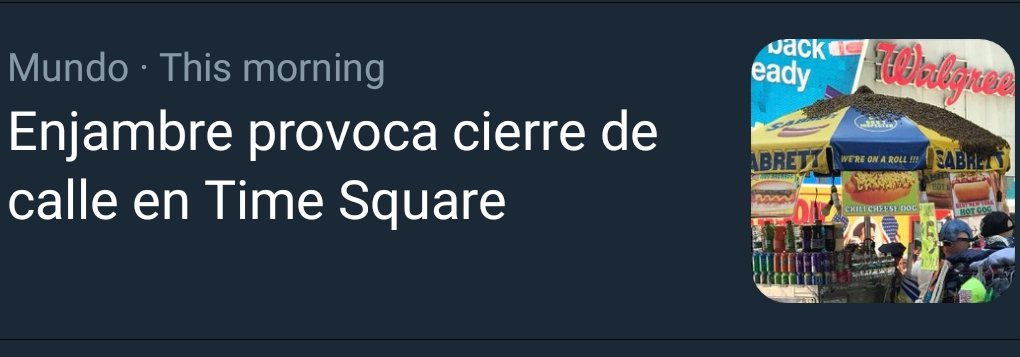 Se que la musica es mi core porque al ver esta noticia me dije a mi mismo: mi mismo no mames la puta banda gringomexa Enjambre? Pos que hicieron?!?!?, acto seguido: clic, nop si es un enjambre de abejas jajajajaja #NoMamar #Melomano