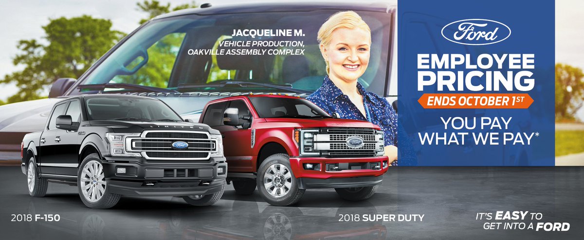Heritage Ford On Twitter Employee Pricing Ends October 1st Hurry Heritage Ford