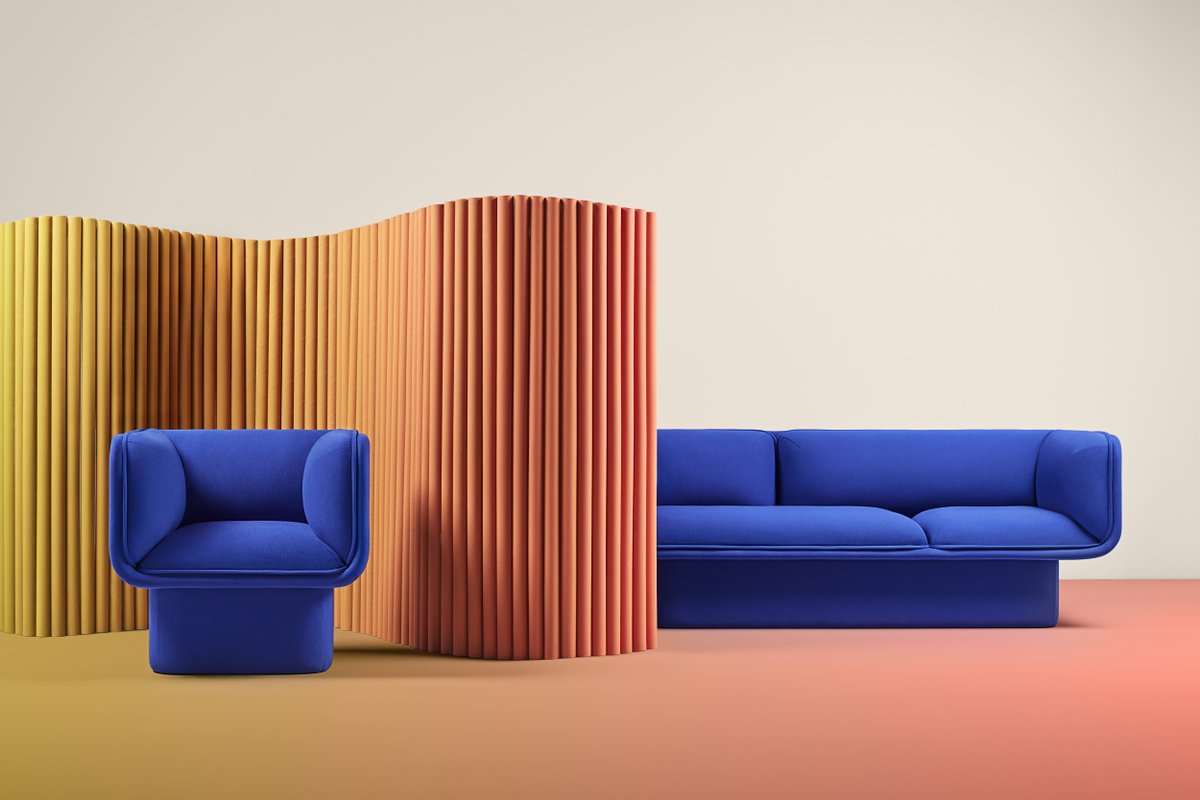 dezeen's tweet image. Taking place in London from 19 - 22 September, this year&apos;s @designlondon opens at the newly formed West Kensington Design District, with exhibiting designs from Vitra, Fritz Hansen, Missana and more. Register for tickets on.dezeen.com/wD5UQK #LDF18 #100Design #AD