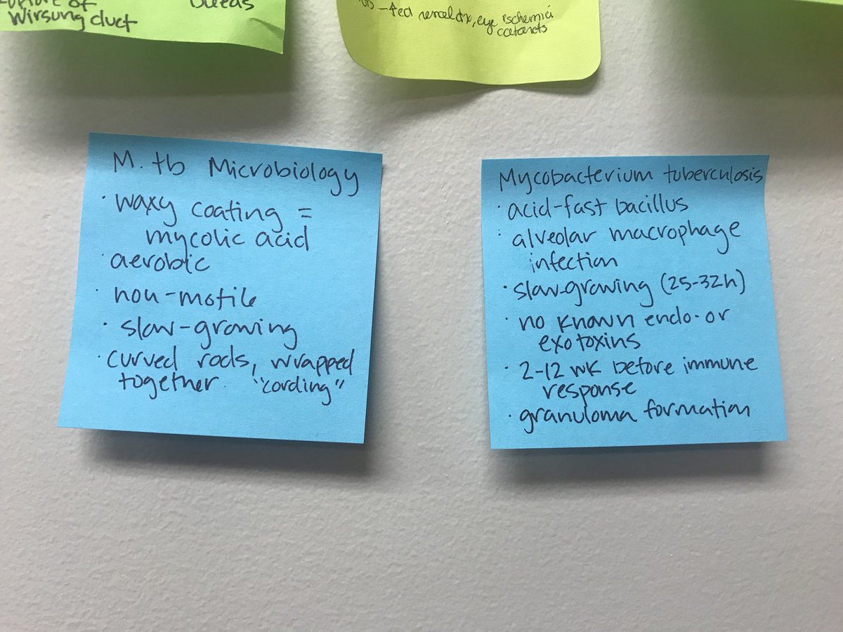 michellebr00ks's tweet photo. #PostItPearl for today was a twofer and an addition to our @NestlerQODay from yesterday. #micronerd #MedEd #NestlerQODay #medtwitter https://t.co/5Sd3S68MhZ