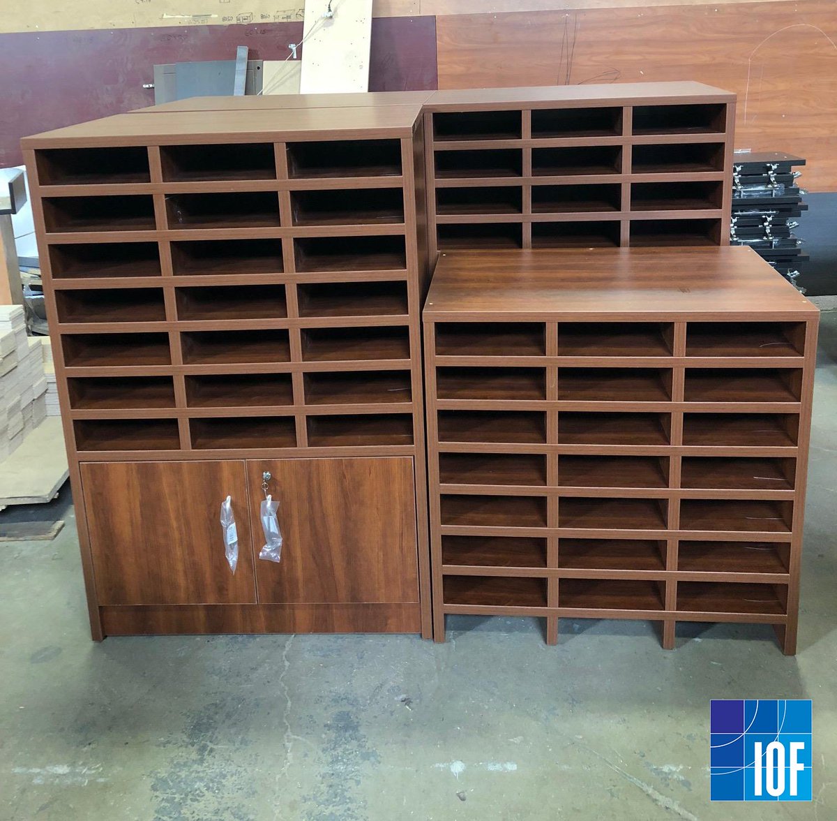 IOF_Furniture's tweet photo. Made-To-Order: Looking for custom mail sorting units? IOF has you covered! At IOF we make custom mail sorters to meet your specific office needs! #CustomFurniture #Storage #CustomStorage #FurnitureDesign #Cubbies #Organizer #MailSorter #OfficeFurniture #Office #OfficeDesign  #F4F https://t.co/xsxoWhcVz5