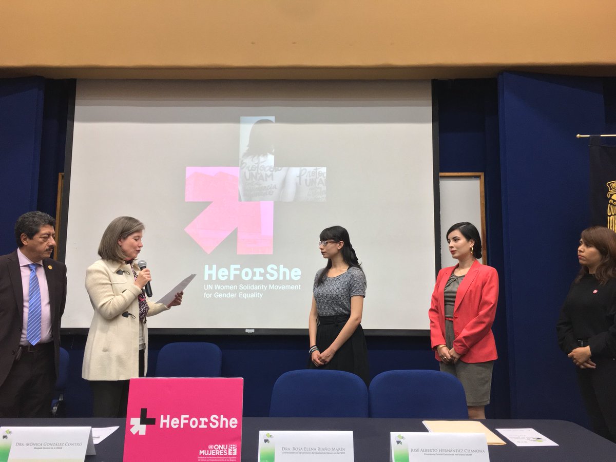 FMVZUNAM's tweet photo. Hoy en la @FMVZUNAM, se llevó a cabo el Informe de Actividades del Comité Estudiantil #HeForSheUNAM 2016-2018 y la toma de protesta del nuevo comité, con la asistencia de la Dra. Mónica González Contró, Abogada General de la UNAM. https://t.co/OefV2PrAMP