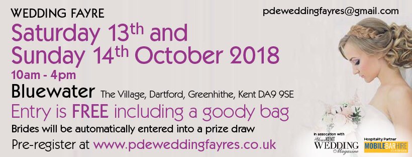 We’ll be exhibiting at Bluewaters #wedding fayre in October. 

Don’t miss it!!!