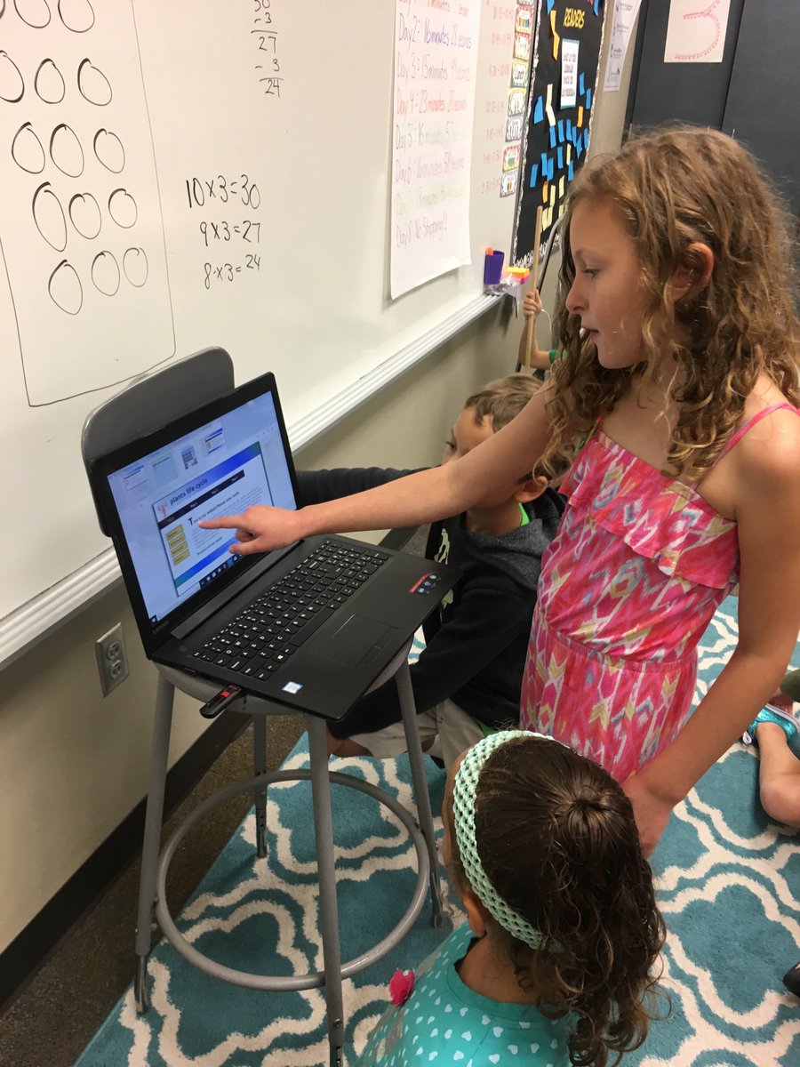 Amazing student teaching the class about writing code and web design! #raymarsh #smsd
