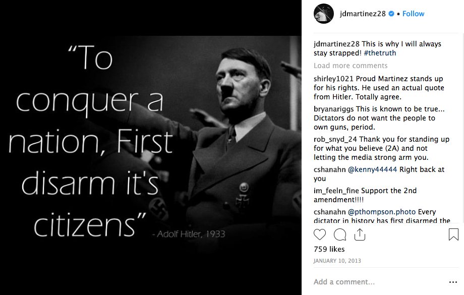 Boston Red Sox all-star J.D. Martinez pisses off leftists with pro-Second Amendment Instagram post