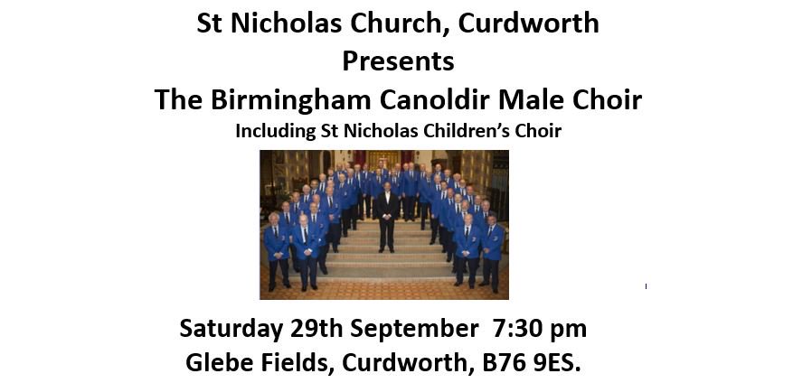Why not come to the concert in a village in the Sutton Coldfield area at the end of September. Book online at bit.ly/2Nt0A6S where the tickets are £9.21 (incl commission) or ring Bill Wilkins on 07484 653728 where the tickets are £8.00. Children are half price. #brumhour