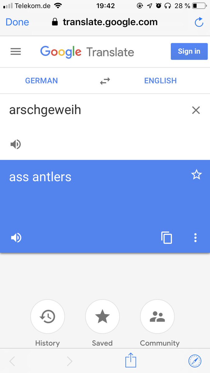 Antlers Google Translate