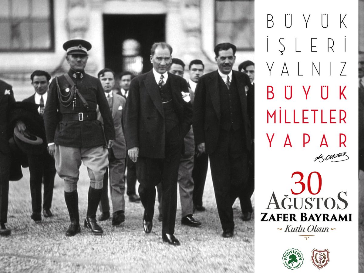 Türk milletinin tarihe adını altın harflerle yazdırdığı 30 Ağustos Zafer Bayramımız kutlu olsun.