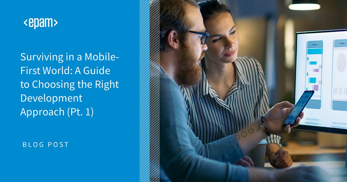 EPAMSystems's tweet image. For iOS and Android #MobileDevelopment, #PureNative gives you access to all the APIs and platform features: ow.ly/erg230jZnby
