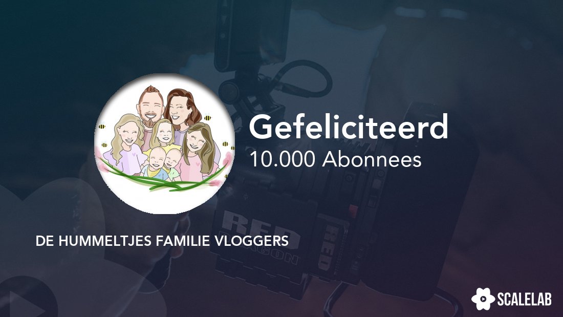 We zijn enorm trots op <a href="/DeHummeltjes/">De Hummeltjes</a>, die de magische grens van 10.000 abonnees heeft bereikt! Gefeliciteerd, Henry!