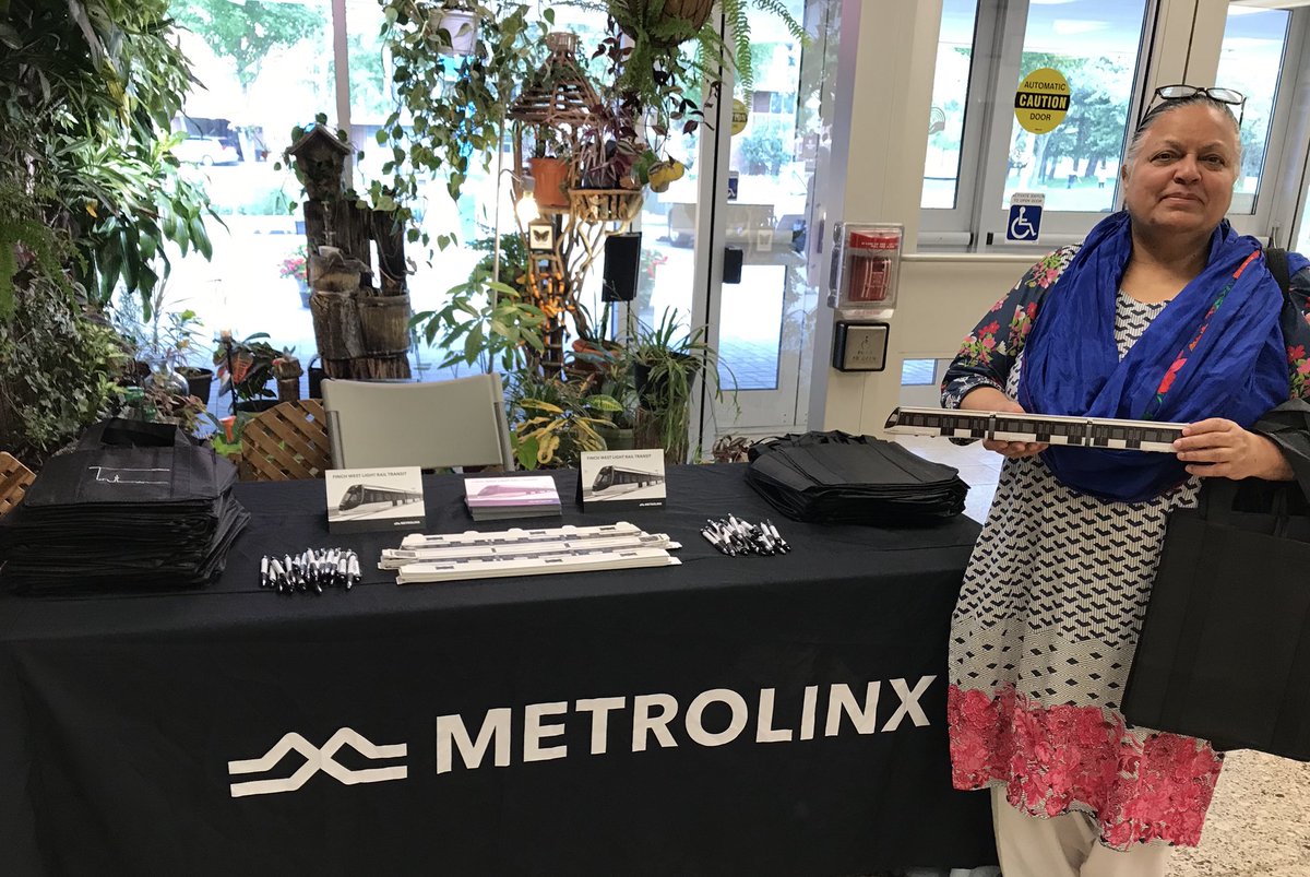 FinchWestLRT's tweet photo. Thanks to everyone that stopped by the #RexdaleCommunityHub pop-up today to get project updates and information about the @Metrolinx #FinchWestLRT @UWGreaterTO @TorontoComms https://t.co/S1yIqLuV6f