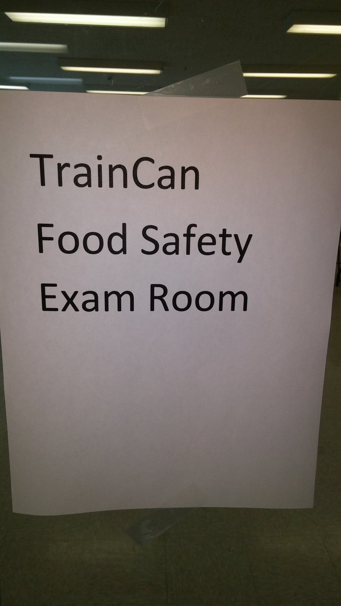 AmandaOBrienNL's tweet photo. What I'm doing this afternoon #foodsafety #examproctor https://t.co/cB1bLKXFzu