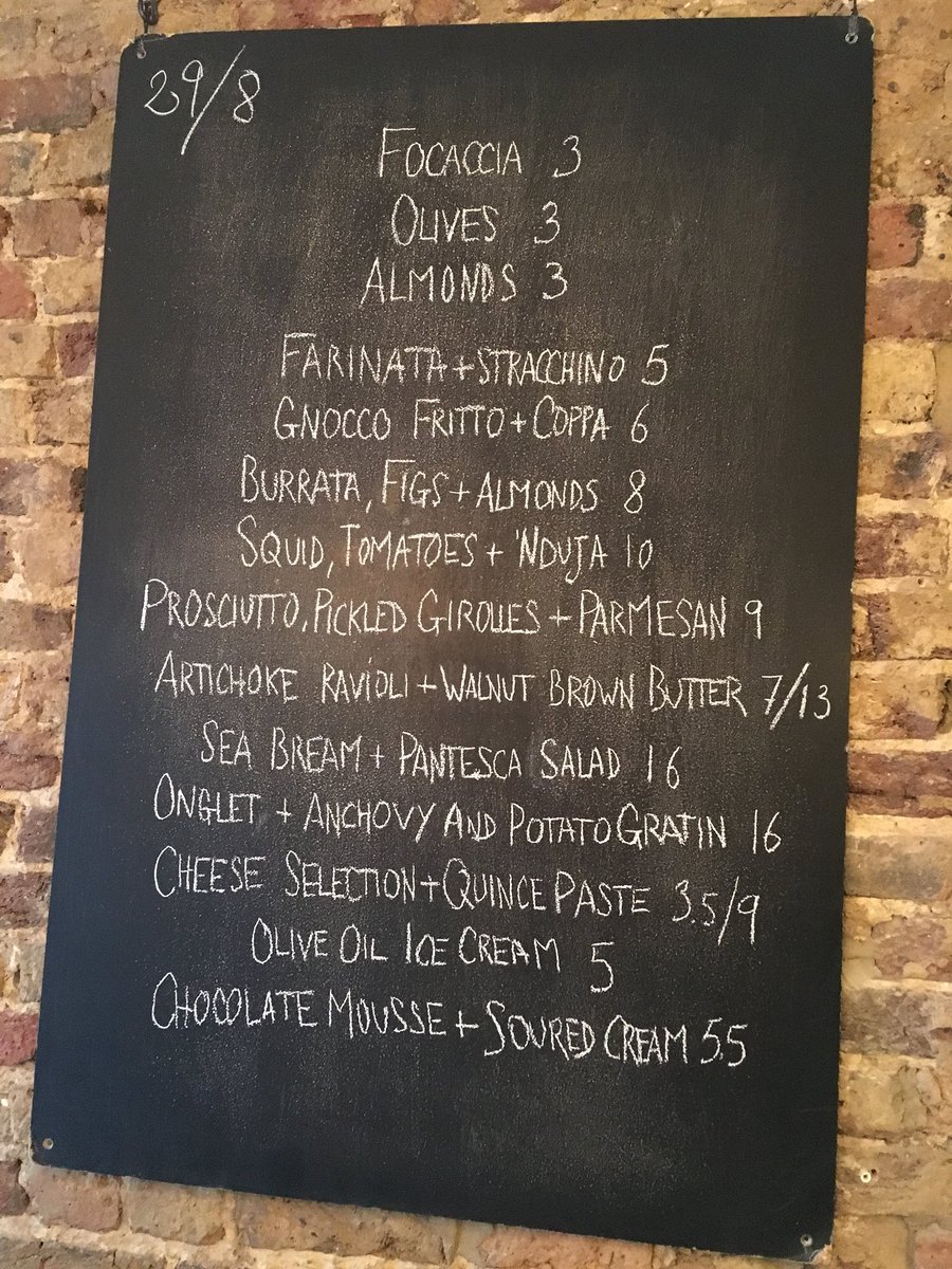 29/08 #capperipanteschi #pantescasalad #n16 #newmenu #stokenewington